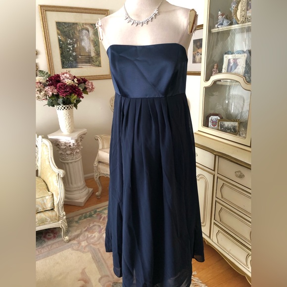 ALFRED SUNG Dresses & Skirts - Alfred Sung NWT Midnight Blue Maternity dress size 10